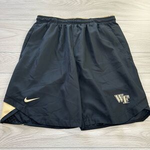 Nike Wake Forest TEAM ISSUED Demon Deacons Men’s Black Athletic Shorts size L